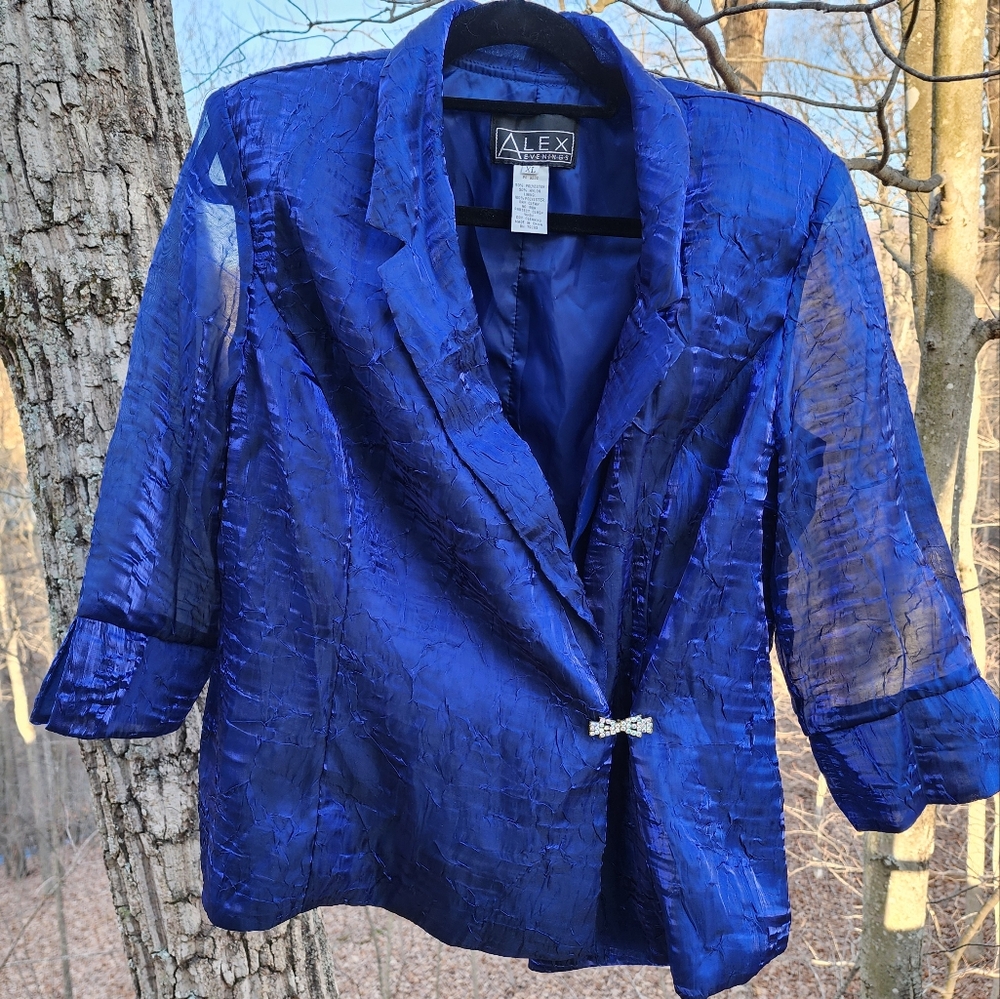 Alex Evenings Blue Jacket